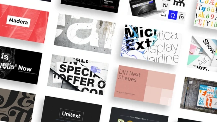 Font Subscription illustration showing digital type design and licensing concept.